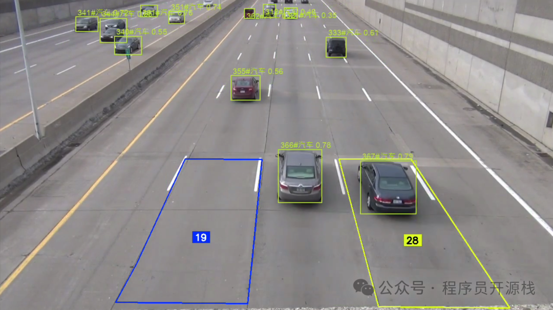 YOLOv11在RK3588 NPU上的交通监控车辆检测效果