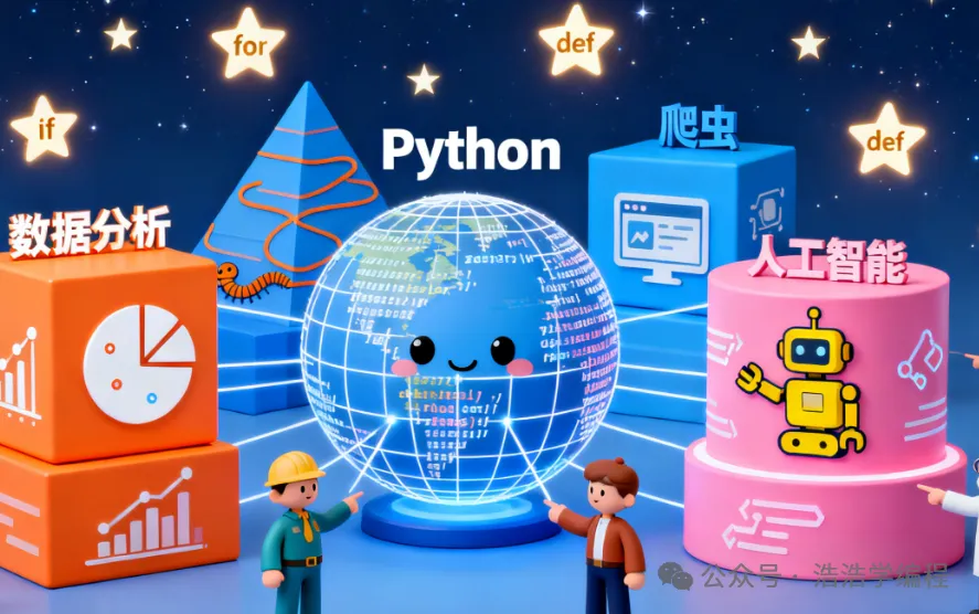 Python数据分析主题插画