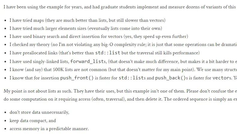 Stroustrup链表实验要点截图
