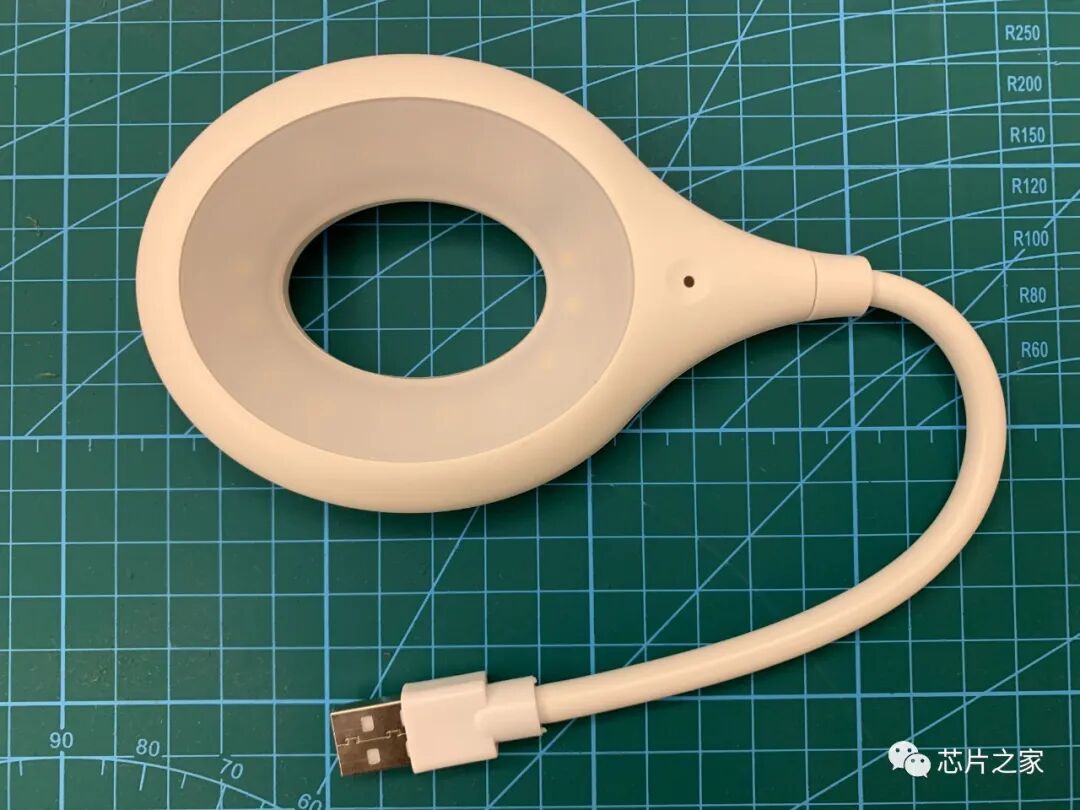 USB 接口环形小夜灯整体外观