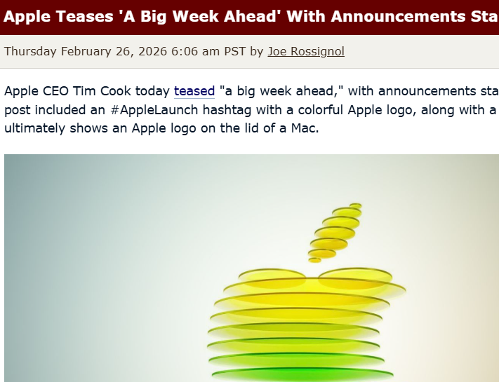 苹果发布会预告彩色动态Logo