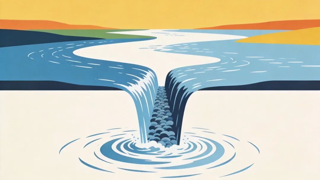 AI效率鸿沟示意图