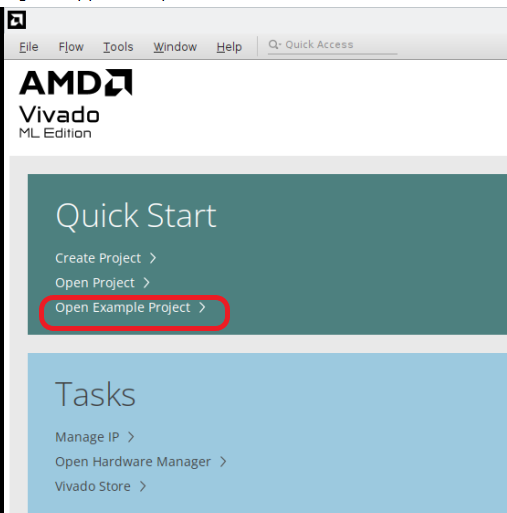 Vivado 快速启动页面
