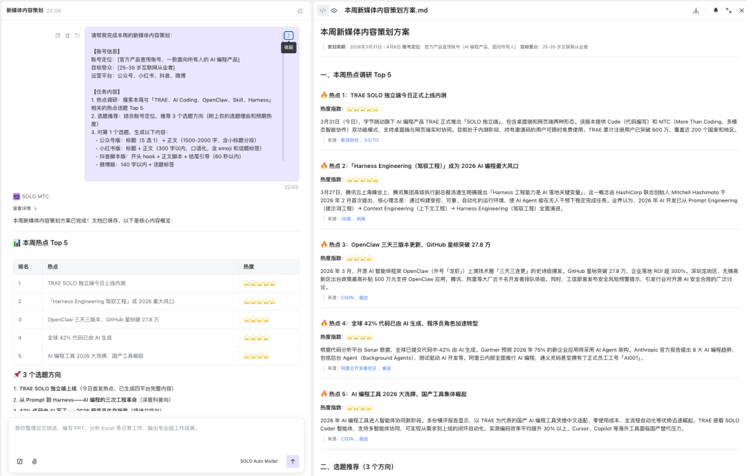 新媒体内容策划方案热点调研部分