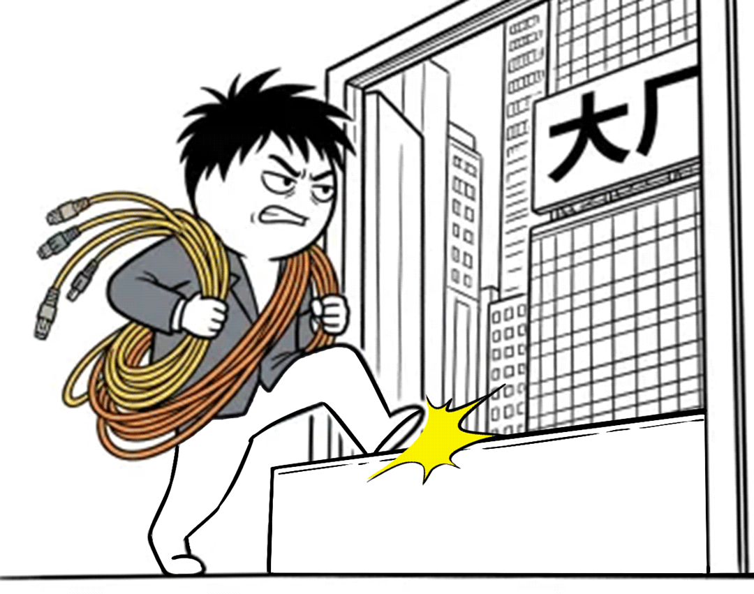 工程师与线缆漫画