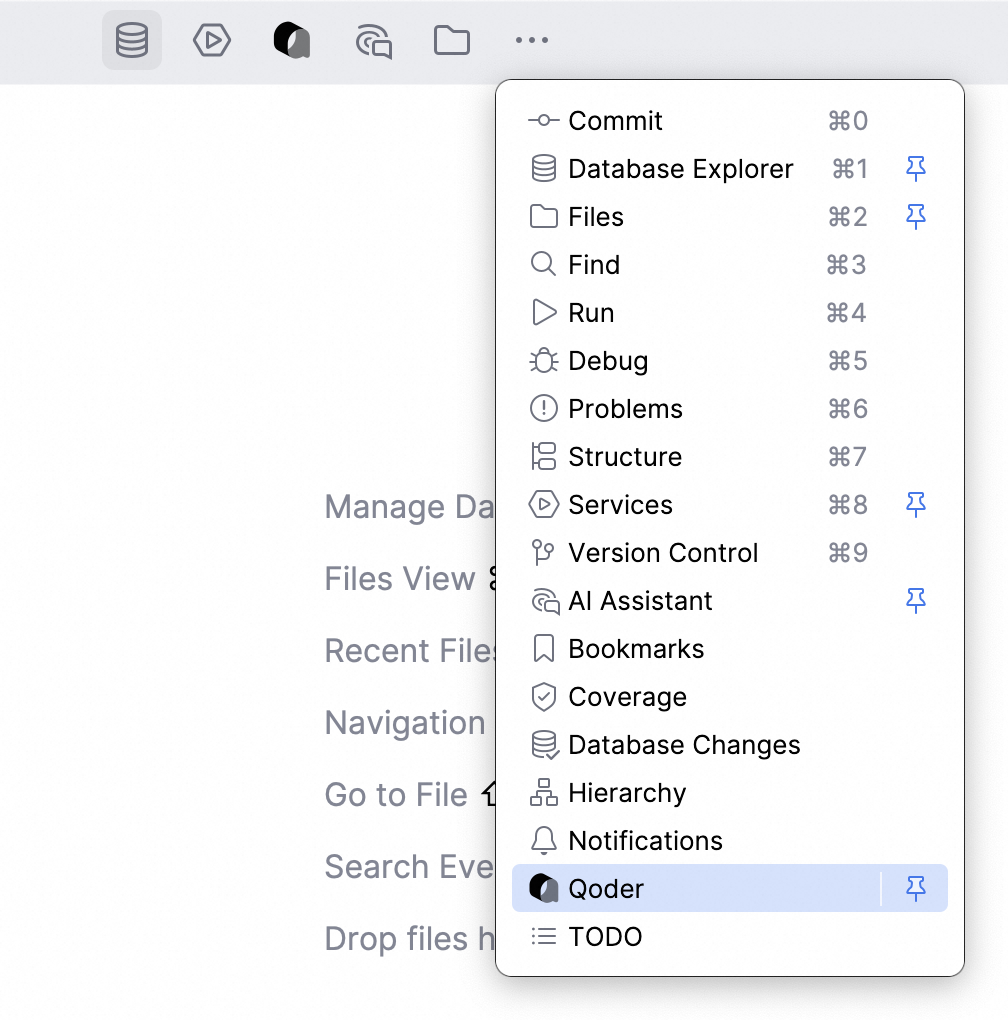在DataGrip中启用Qoder插件