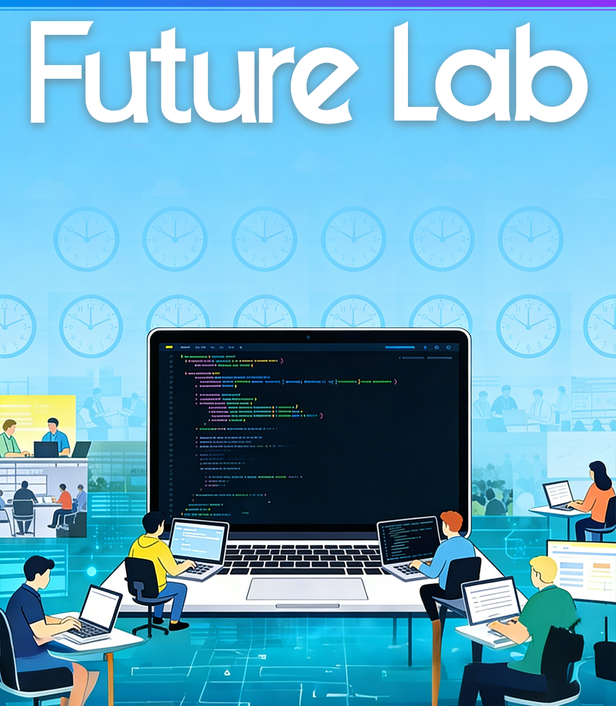 科技主题协作插画