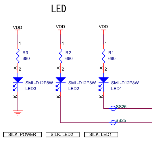 LED电路原理图