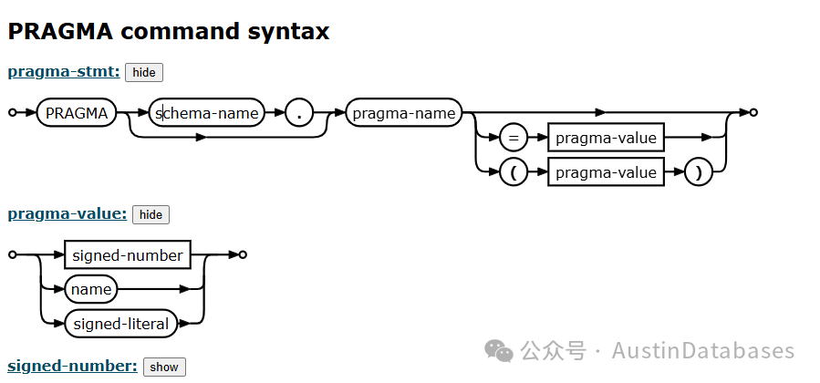 PRAGMA 命令执行计划图