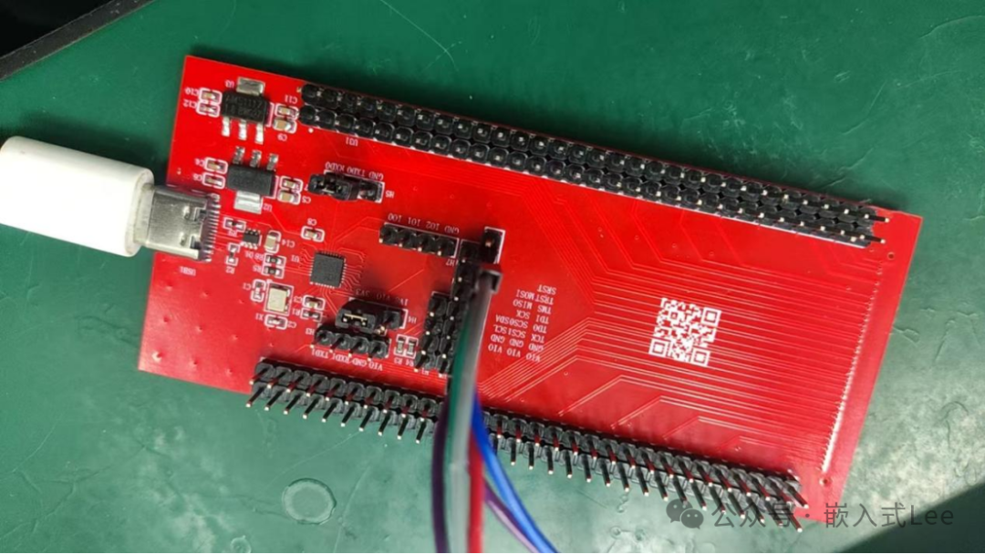 CH347F调试工具焊接完成实物图（正面）