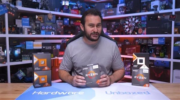 Hardware Unboxed评测环境与部分测试用处理器