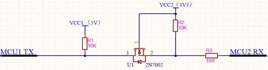 MCU1到MCU2方向数据传输分析图