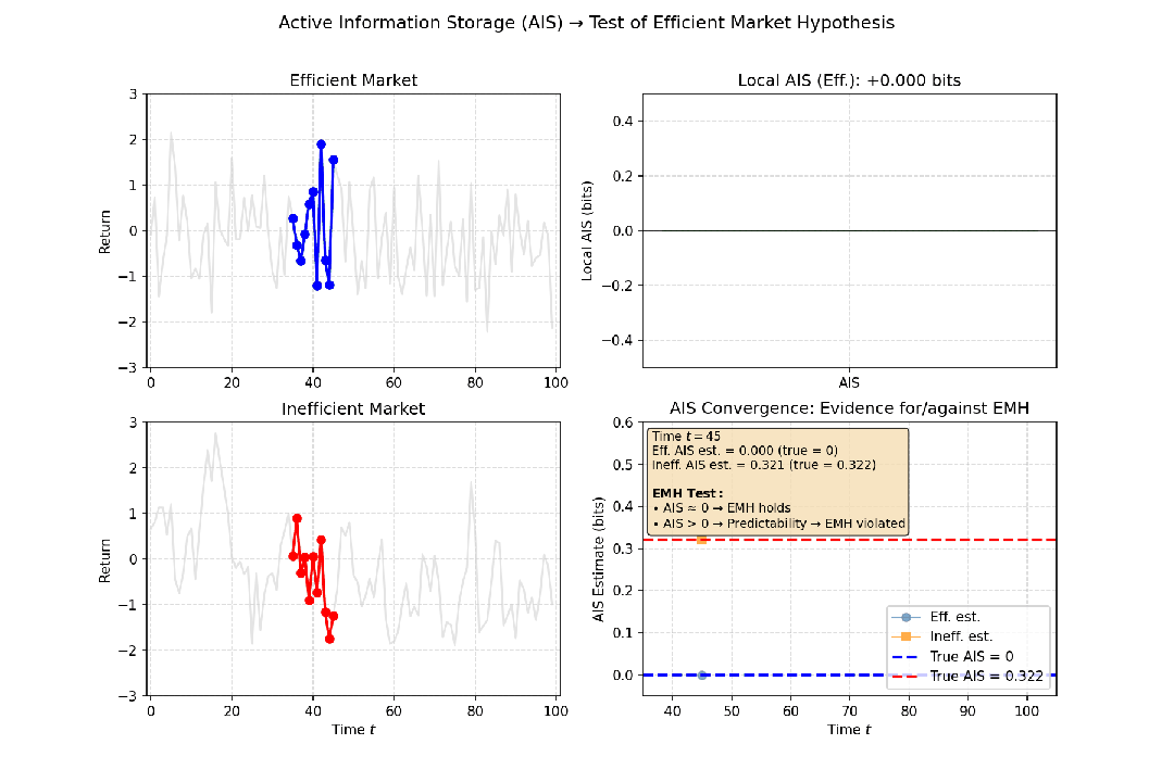 主动信息存储测试有效市场假说