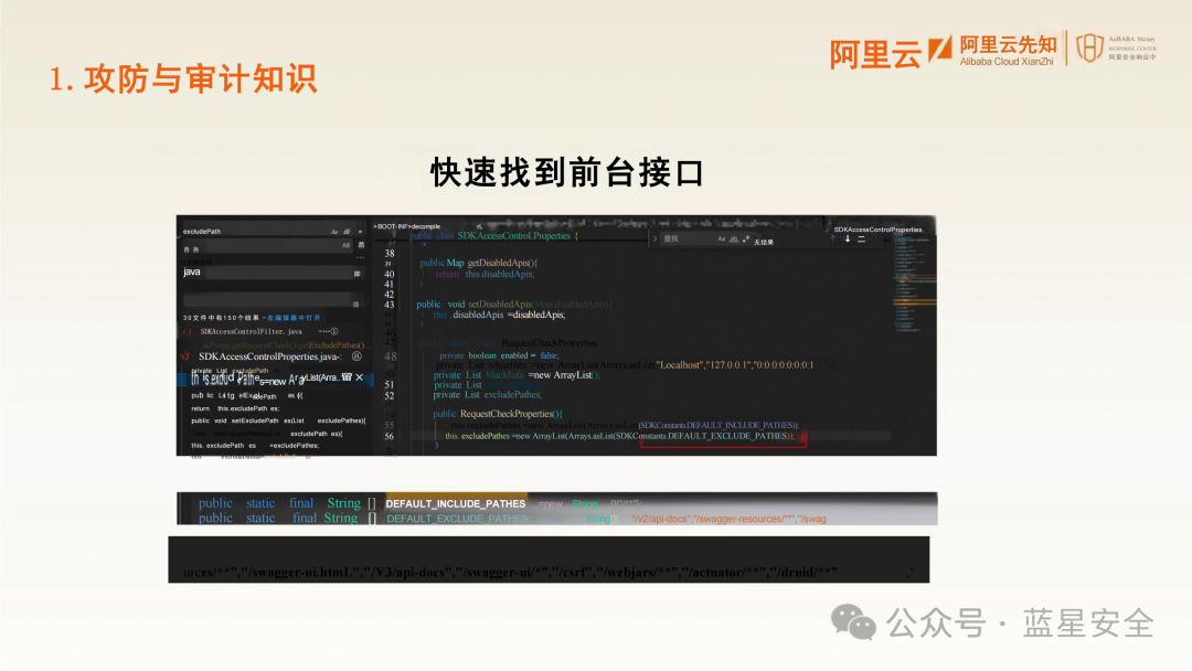 扫描接口与默认路径配置代码