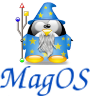 MagOS Linux 趣味卡通形象