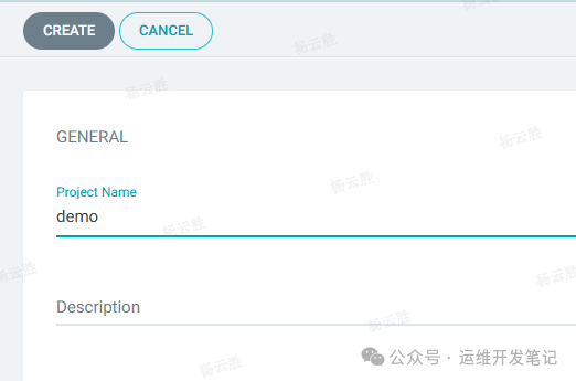 创建名为 demo 的 ArgoCD 项目