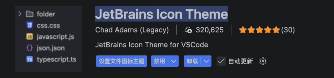 JetBrains Icon Theme 插件详情