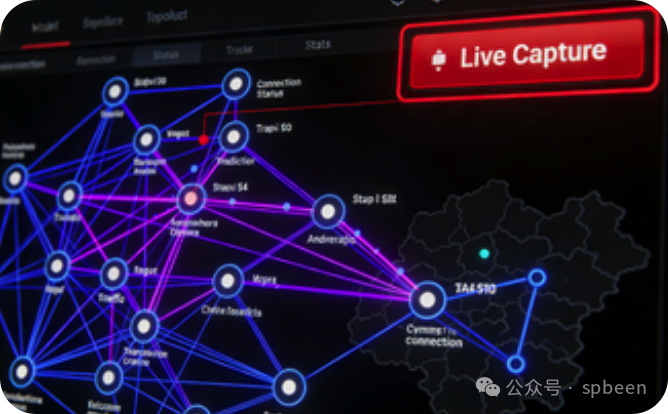 网络拓扑与流量监控可视化界面