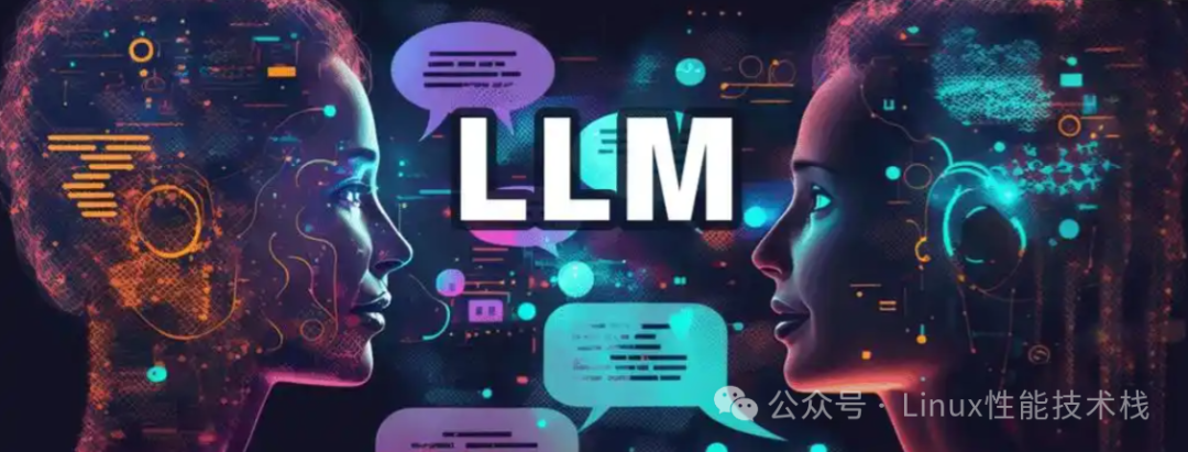 LLM大语言模型概念插画