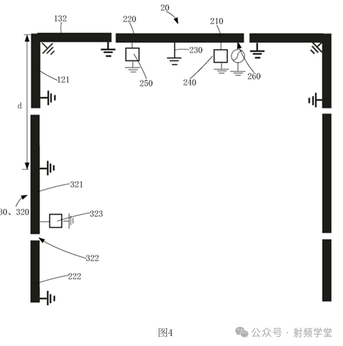 主天线与寄生天线协同架构示意图