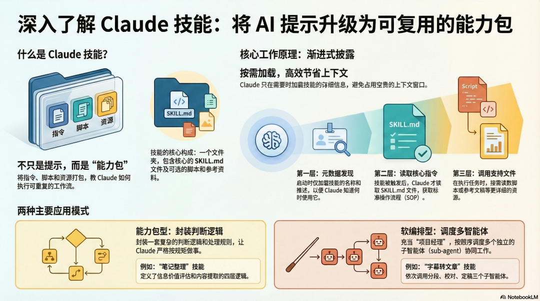 深入了解Claude技能信息图