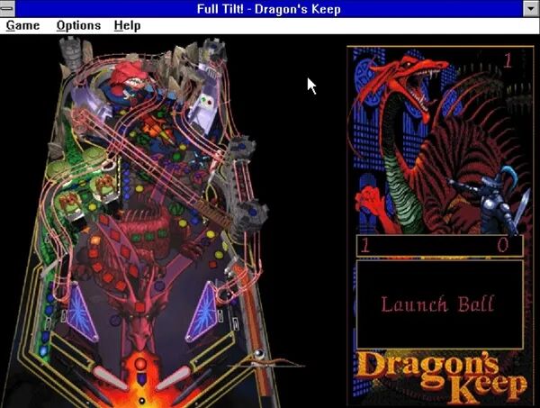 经典3D弹球游戏Dragon's Keep截图