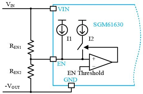 EN引脚欠压锁定分压电路图