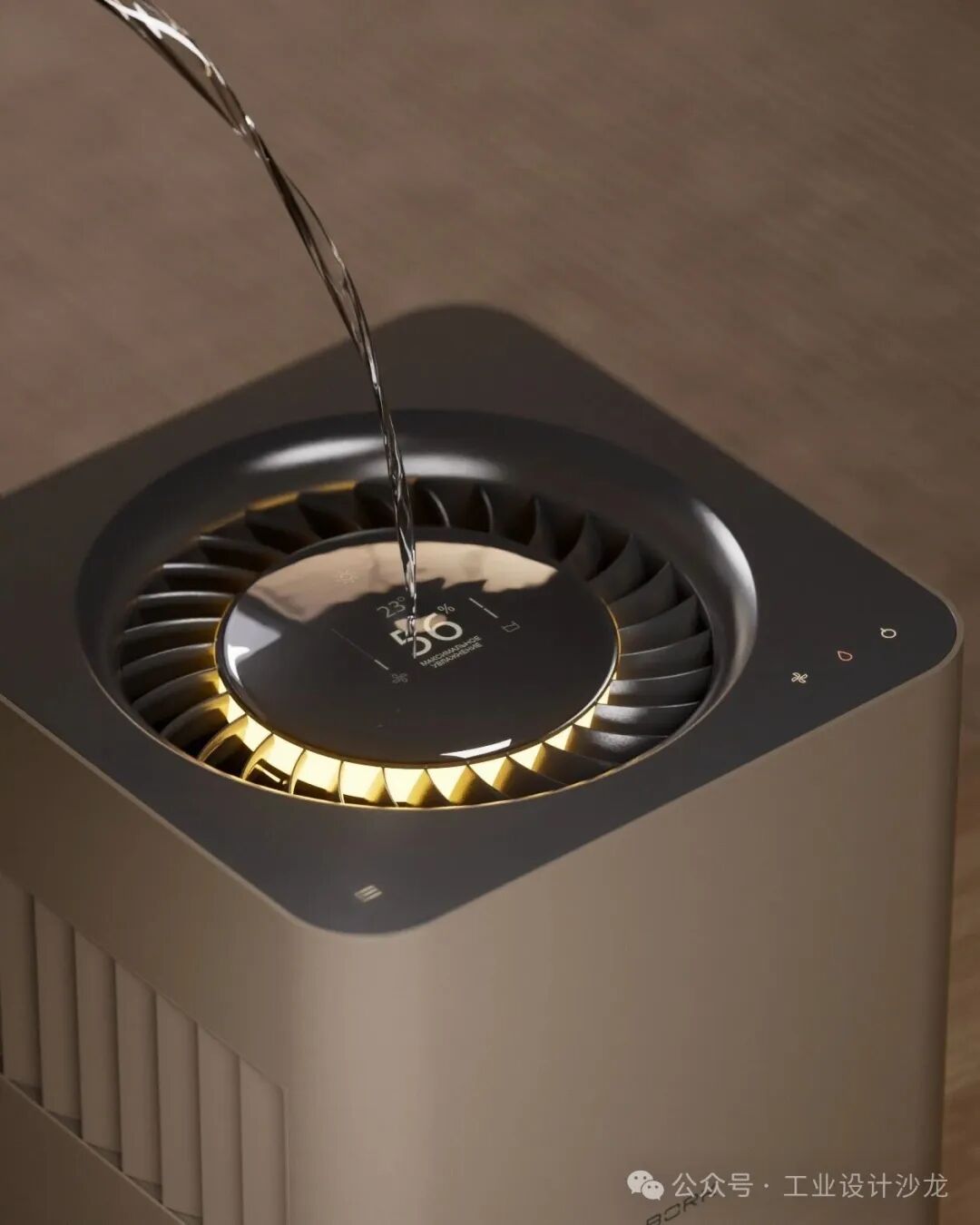 带显示屏的加湿器设计