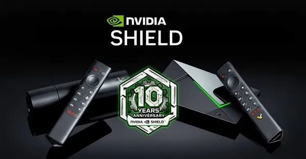NVIDIA Shield TV Pro 十周年纪念宣传图