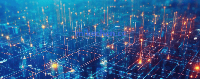 未来科技感城市夜景图