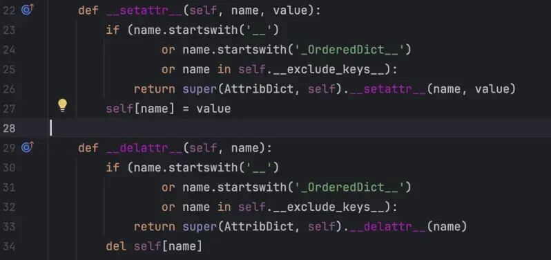 __setattr__和__delattr__方法