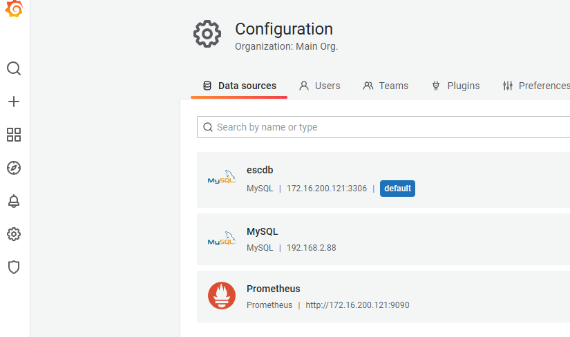 Grafana监控平台数据源配置