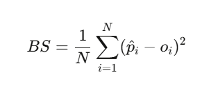 Brier Score公式