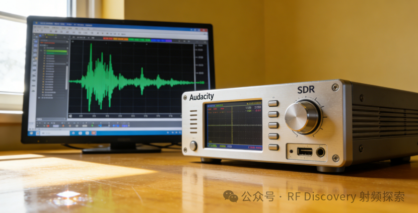 Audacity SDR设备与软件界面