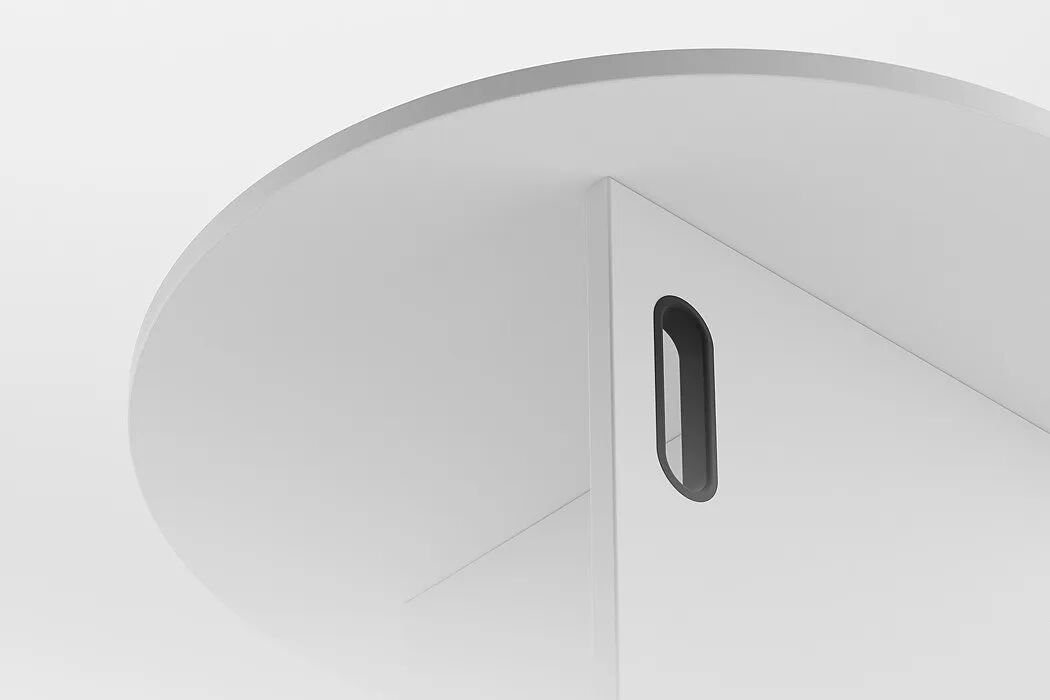 TEMP便携站立式办公桌黑色旋钮细节