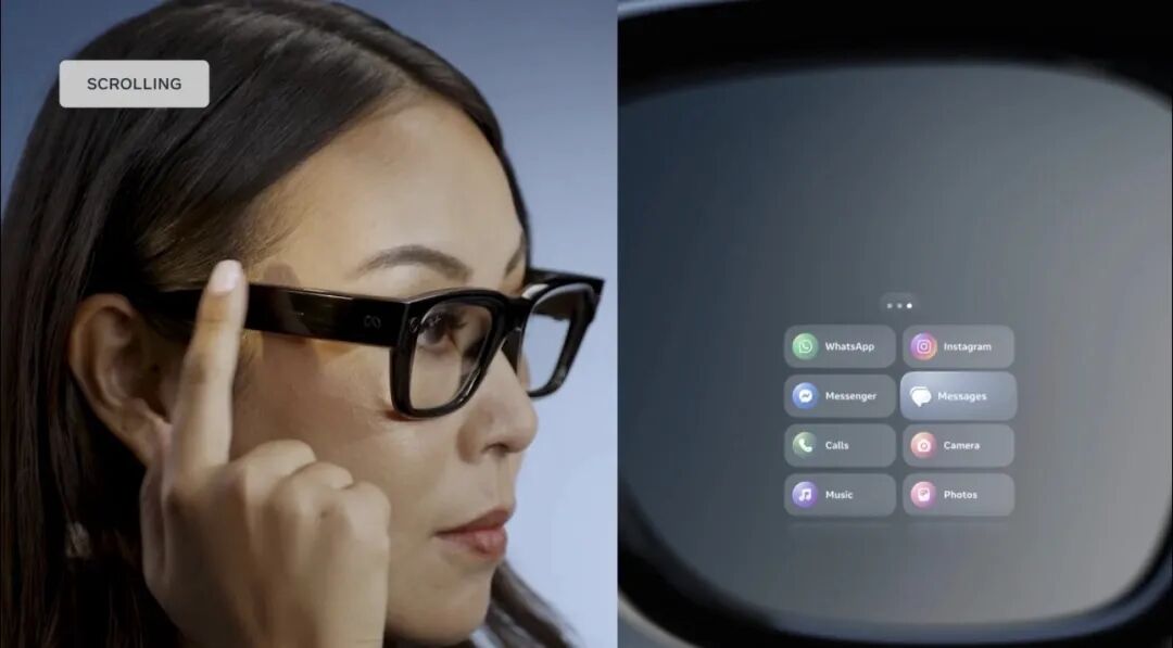 Meta AI眼镜宣传图