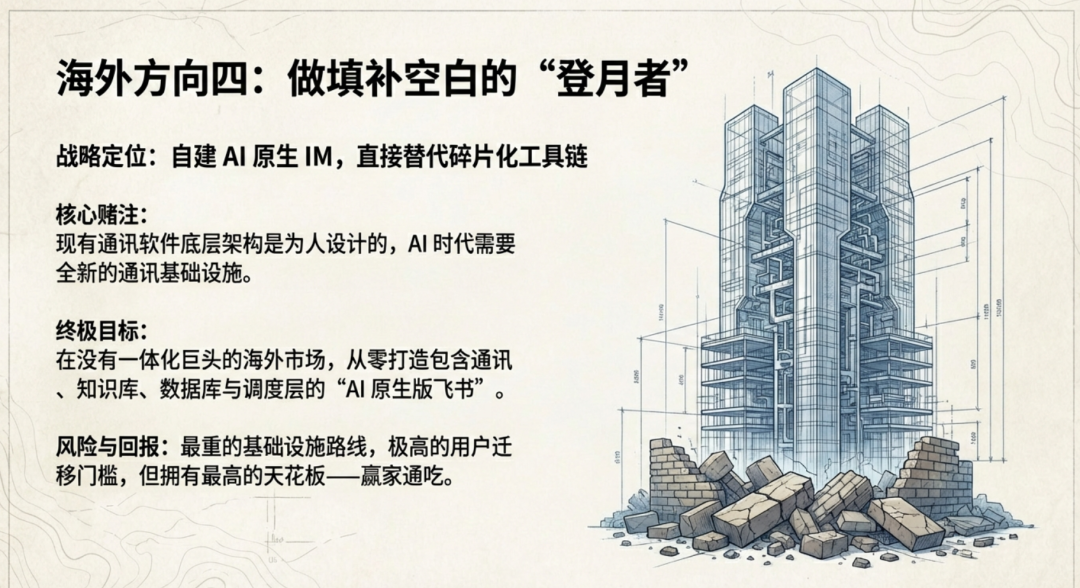 海外方向四:做填补空白的“登月者”