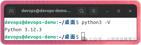 终端检查Python版本