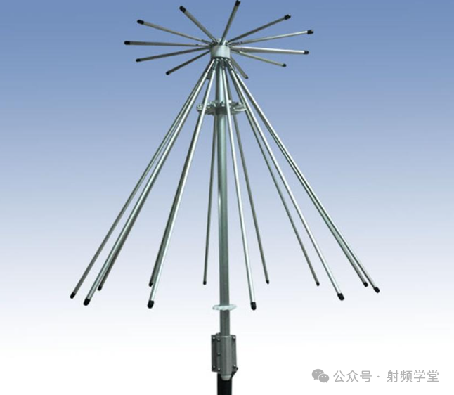 伞形辐射状天线实物