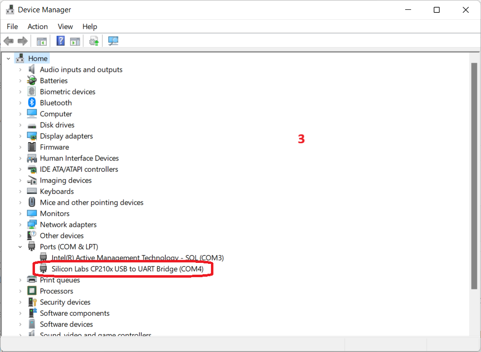 Windows设备管理器查看COM口