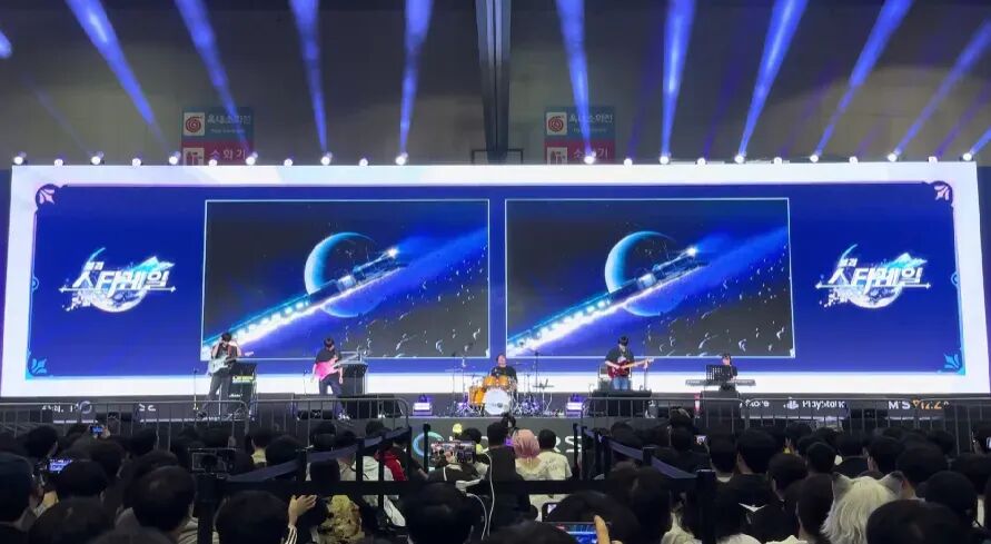 Hoyoland 2025韩国游戏嘉年华现场舞台