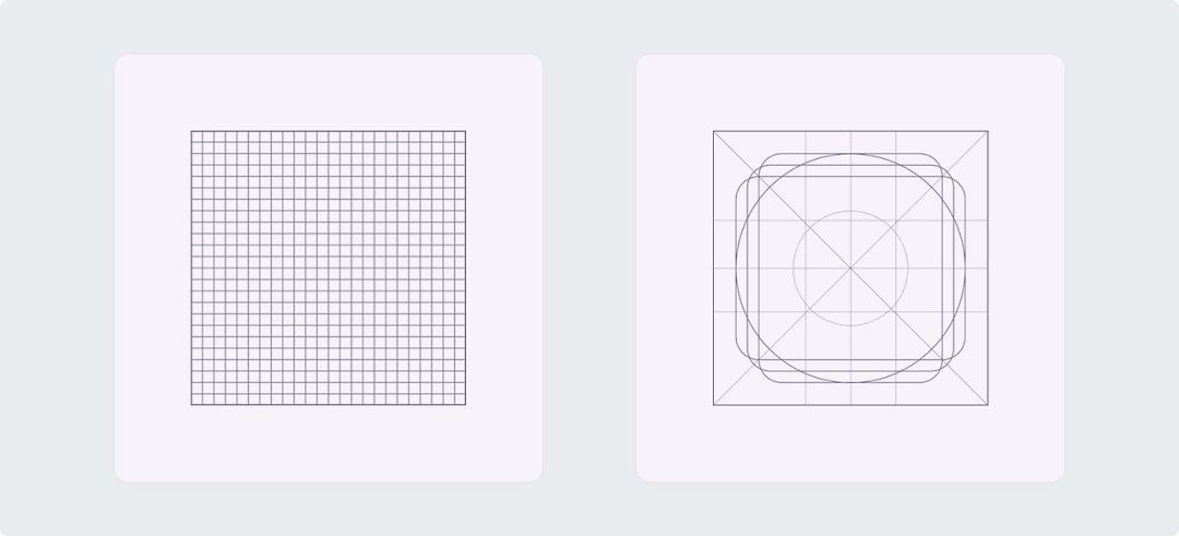 24dp图标网格与基础辅助线