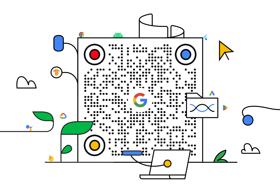 Google 创新科技主题插画