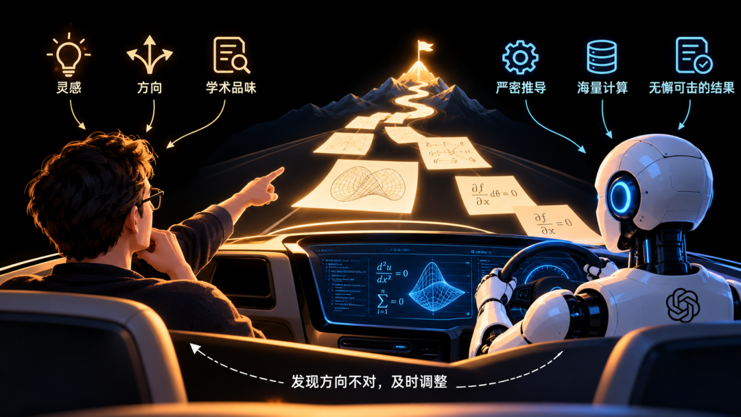 人类提供灵感方向,AI负责推导计算的人机协作概念图