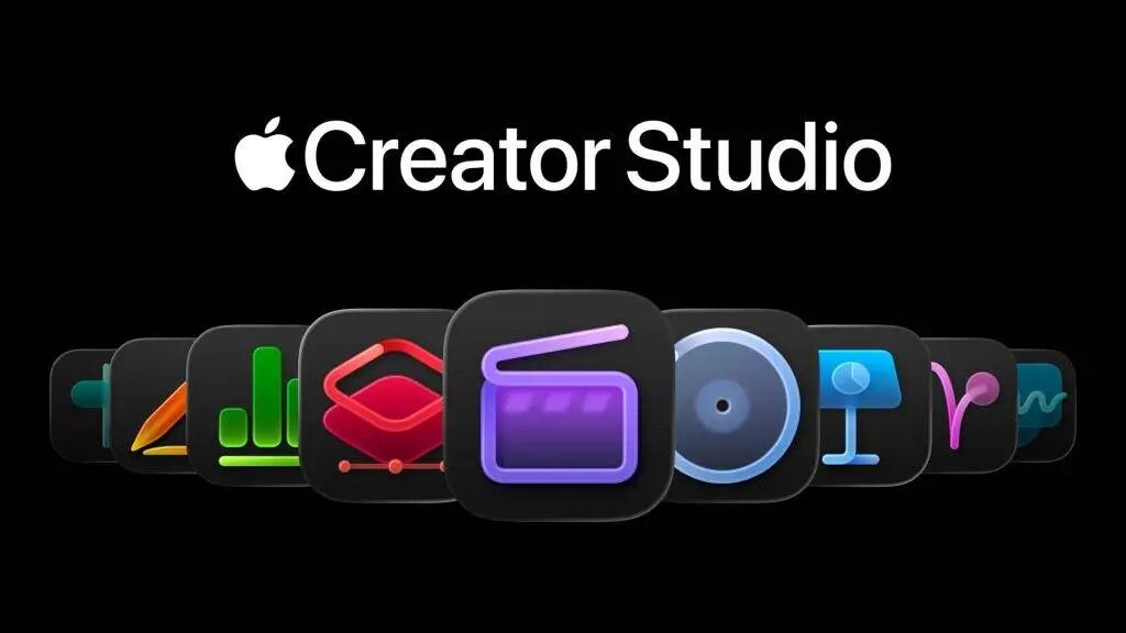 Apple Creator Studio 应用界面