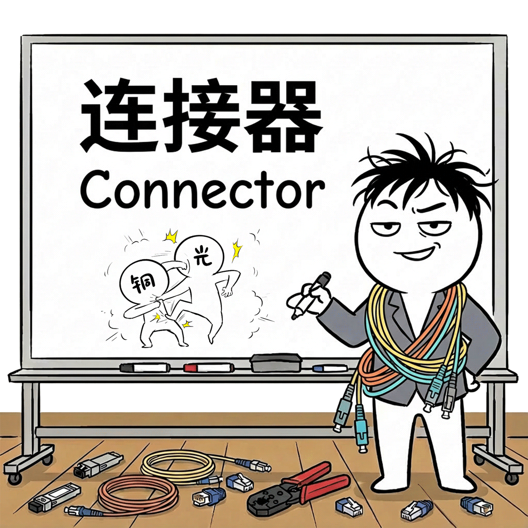 光模块连接器概念图