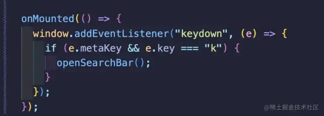实现快捷键判断逻辑