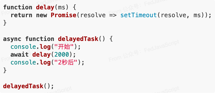 使用Promise封装延迟函数的代码示例