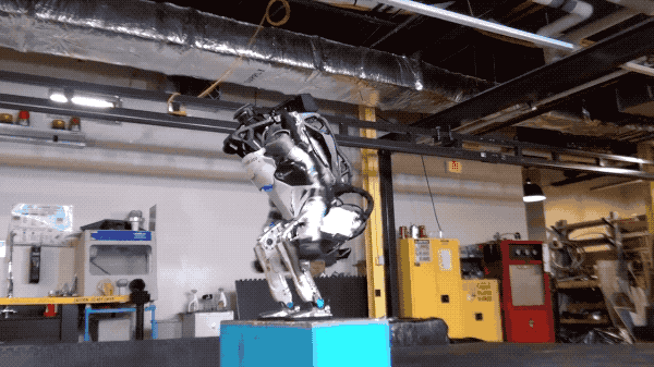 双足机器人动态跳跃