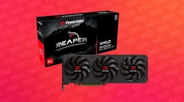 PowerColor Radeon RX 9070 XT显卡,支持ROCm计算驱动